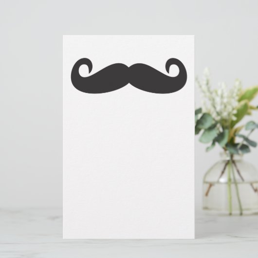 Mustache Briefpapier (Stehend Vorderseite)