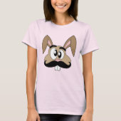 Mustache Bunny T-Shirt (Vorderseite)