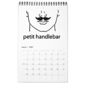 Mustache Chart Kalender (Mär 2027)