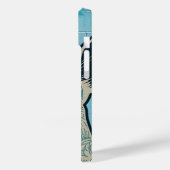 Mustache Chihuahua Graffiti Monogram Case-Mate iPhone Hülle (Rückseite / Links)