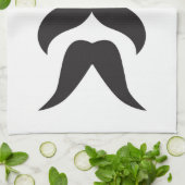 Mustache Choices Geschirrtuch (Gefaltet)