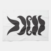 Mustache Choices Geschirrtuch (Horizontal)