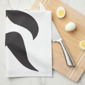 Mustache Choices Küchentuch (Viertel Falte)