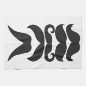 Mustache Choices Küchentuch (Horizontal)