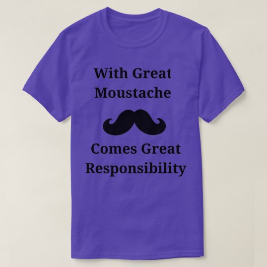 Mustache Classic TShirt (Design vorne)