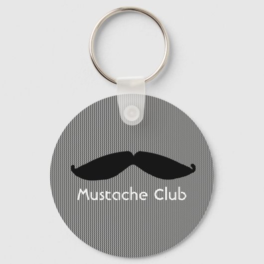 Mustache Club Schlüsselanhänger (Vorderseite)