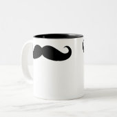 Mustache Coffee Getränke Tasse (Vorderseite Links)