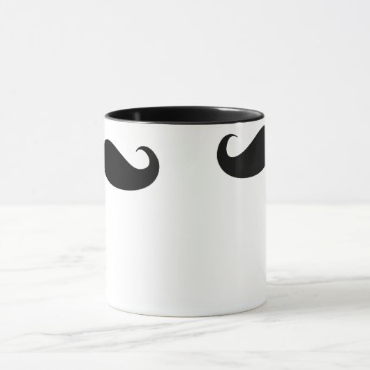 Mustache Coffee Getränke Tasse (Zentrum)