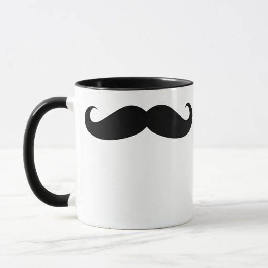 Mustache Coffee Getränke Tasse (Links)