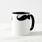 Mustache Coffee Getränke Tasse (VorderseiteRechts)