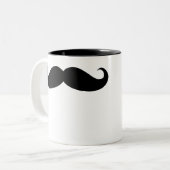 Mustache Coffee Tasse verkleidet lustigen Schnurrb (Vorderseite Links)