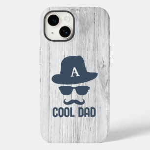 Mustache Cooler Vater Bester VATER je Monogramm Case-Mate iPhone 14 Hülle