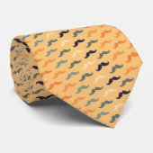 Mustache Dapper Pattern Necktie Tie Krawatte (Gerollt)