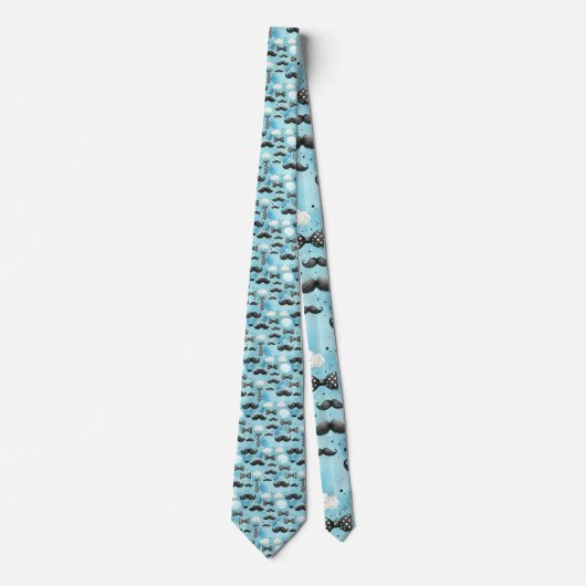 Mustache Dapper Pattern Necktie Tie Krawatte (Vorderseite)