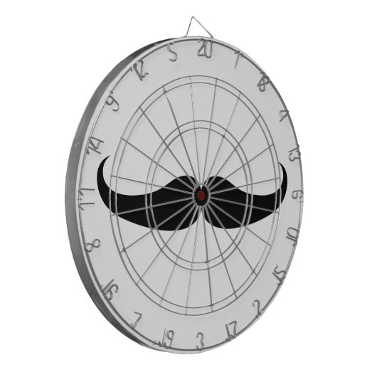 Mustache Dartscheibe (Vorderseite Links)