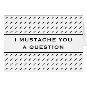 Mustache dir eine Frage-Mod Strip