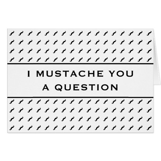 Mustache dir eine Frage-Mod Strip (Vorderseite (Horizontal))