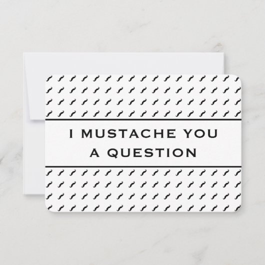 Mustache dir eine Frage-Mod Strip (Vorderseite)