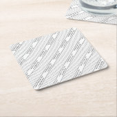 Mustache dir eine Frage-Mod Strip Rechteckiger Pappuntersetzer (angewinkelt)
