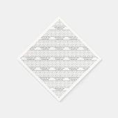 Mustache dir eine Frage-Mod Strip Serviette (Ecke)