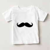 Mustache Disguise Funny Baby T-shirt (Vorderseite)
