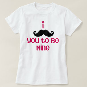 "mustache" du bist meins T-Shirt