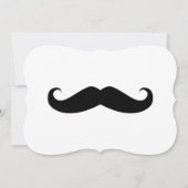 Mustache Einladung (Vorderseite)