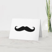 Mustache Einladung (Vorderseite)