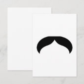 Mustache-Einladung Einladung (Vorne/Hinten)