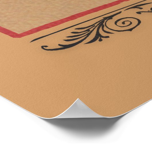 Mustache - Emiliano Zapata Poster (Ecke)