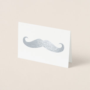 Mustache Folienkarte
