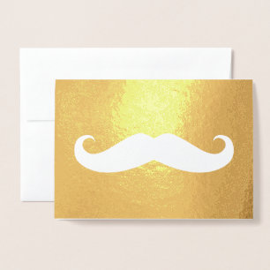 Mustache Folienkarte