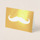 Mustache Folienkarte (Vorderseite)