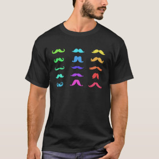 Mustache für Mädchen Frauen Schnurrbart T-Shirt
