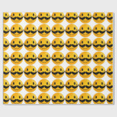 MUSTACHE GESCHENKPAPIER (Flach)