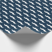 Mustache Geschenkpapier (Ecke)