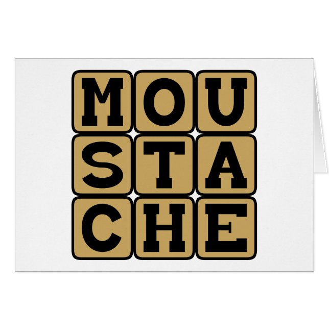 Mustache, Gesichtshaar (Vorderseite (Horizontal))