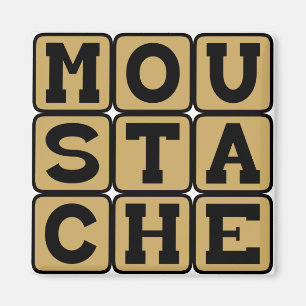 Mustache, Gesichtshaar Magnet
