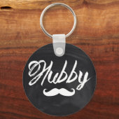 Mustache Groom Honeymoon hubby Schlüsselanhänger (Vorderseite)