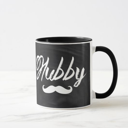 Mustache Groom Honeymoon hubby Tasse (Rechts)