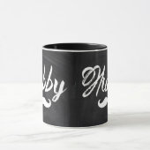 Mustache Groom Honeymoon hubby Tasse (Zentrum)