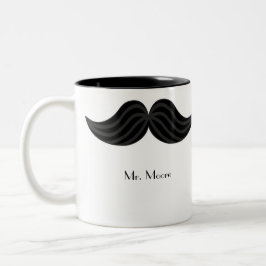 Mustache Grooms rechtsgerichtete Tasse