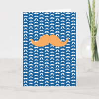 Mustache HAPPY BIRTHDAY VATER Fun Retro
