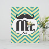 Mustache Hipster Pattern (Stehend Vorderseite)