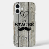 Mustache Hipster Pattern Case-Mate iPhone Hülle (Rückseite)