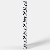 Mustache Hipster Pattern Case-Mate iPhone Hülle (Rückseite / Rechts)