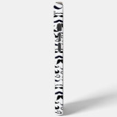 Mustache Hipster Pattern Case-Mate iPhone Hülle (Rückseite / Links)