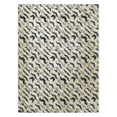 Mustache Hipster Pattern Tischdecke (Vorderseite)