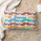 Mustache Hipster Vintag Retro Lendenkissen (Decke)