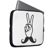 Mustache-individueller Laptop-Ärmel Laptopschutzhülle (Vorne Rechts)